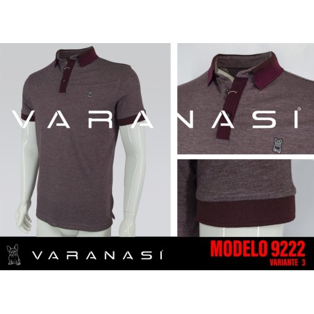 PLAYERA TIPO POLO CABALLERO VARANASI