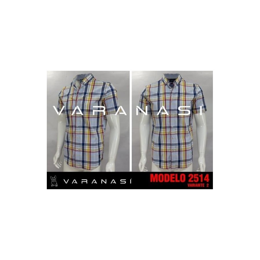 CAMISA CABALLERO MANGA CORTA VARANASI