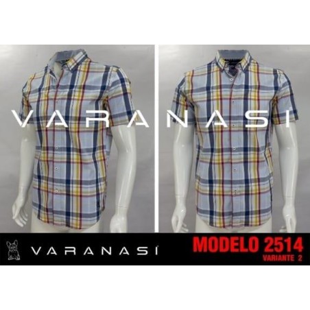 CAMISA CABALLERO MANGA CORTA VARANASI
