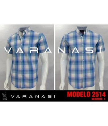CAMISA CABALLERO MANGA CORTA VARANASI