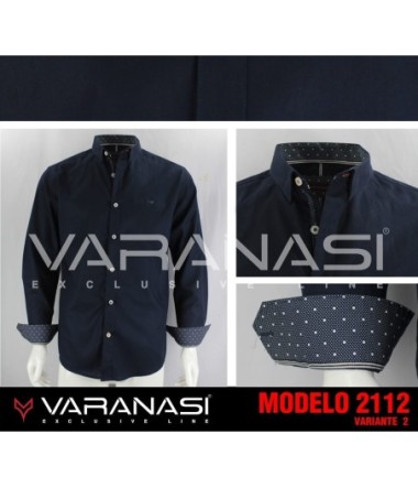 CAMISA CABALLERO MANGA LARGA VARANASI