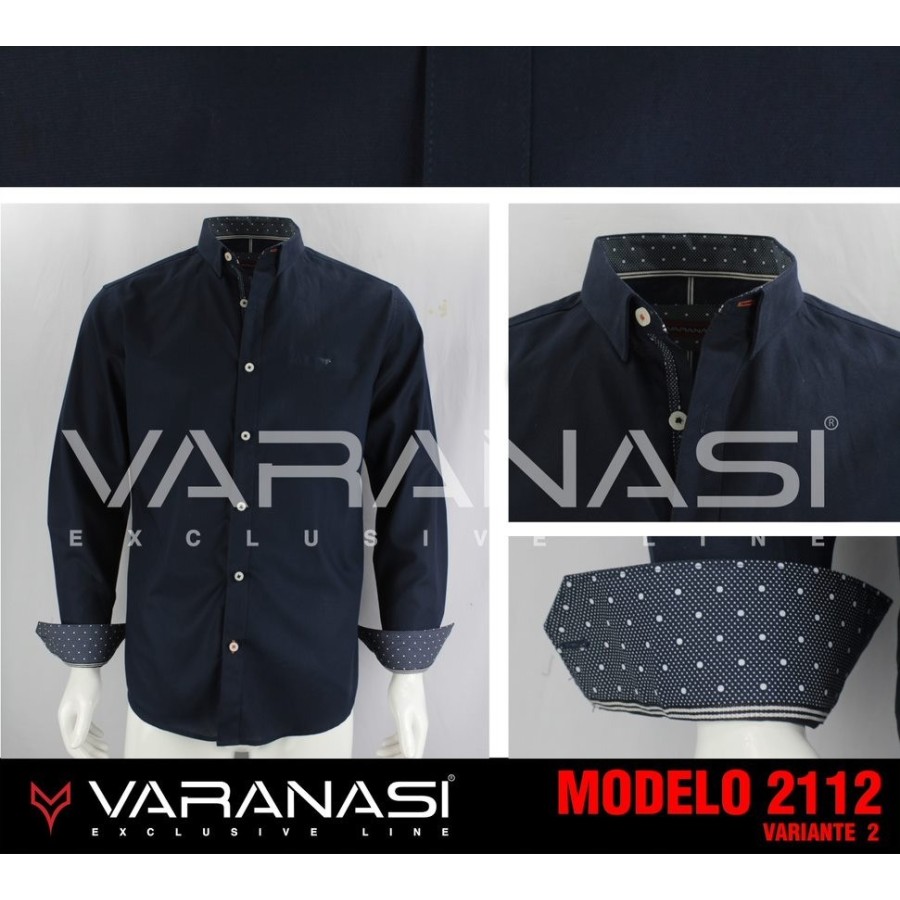 CAMISA CABALLERO MANGA LARGA VARANASI