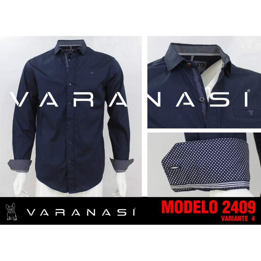 CAMISA CABALLERO MANGA LARGA VARANASI