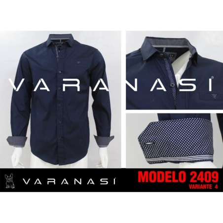 CAMISA CABALLERO MANGA LARGA VARANASI
