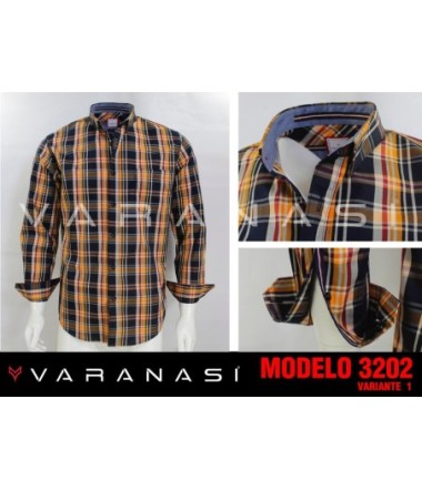 CAMISA CABALLERO MANGA LARGA VARANASI