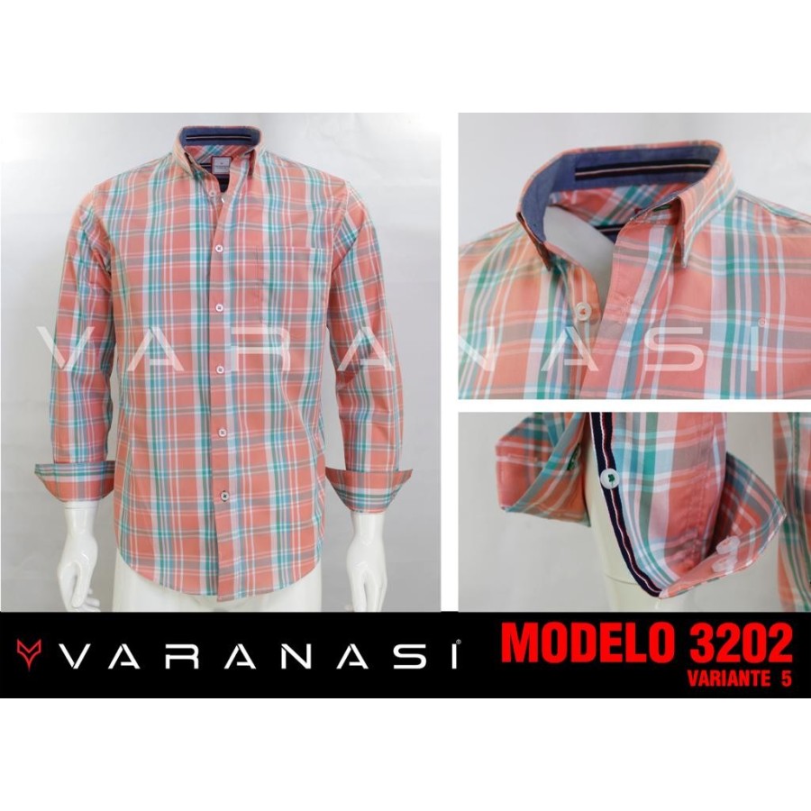 CAMISA CABALLERO MANGA LARGA VARANASI