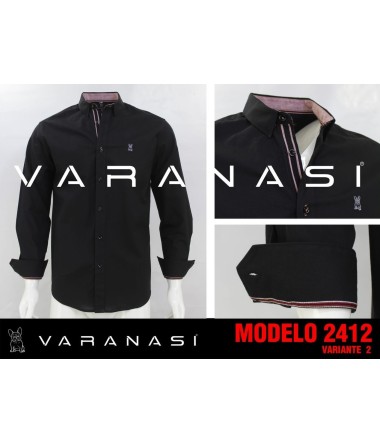 CAMISA CABALLERO MANGA LARGA VARANASI