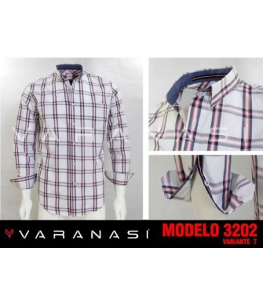CAMISA CABALLERO MANGA LARGA VARANASI