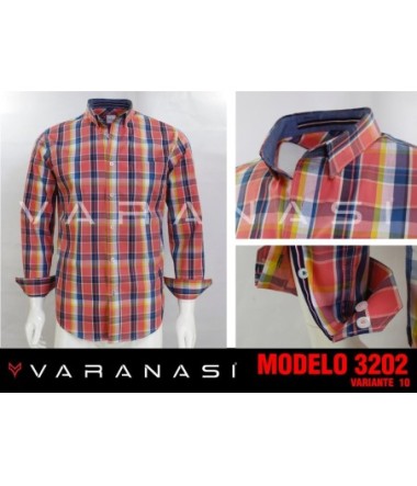 CAMISA CABALLERO MANGA LARGA VARANASI