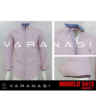 CAMISA CABALLERO MANGA LARGA VARANASI