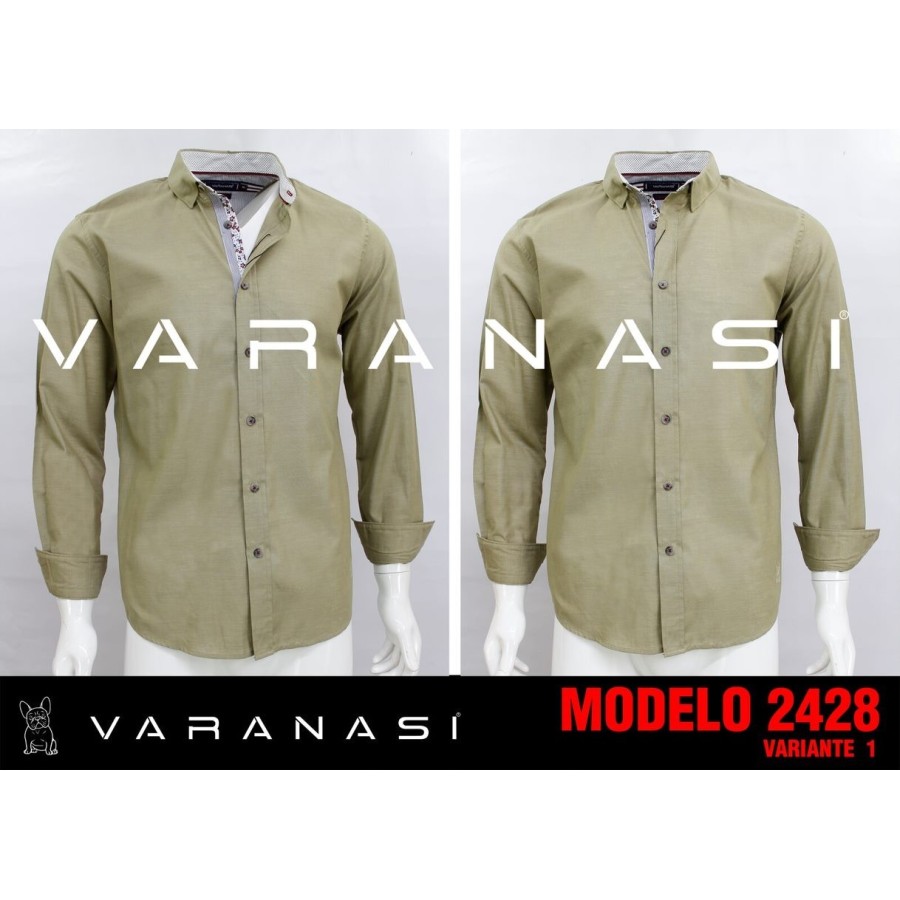 CAMISA CABALLERO MANGA LARGA VARANASI