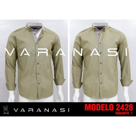 CAMISA CABALLERO MANGA LARGA VARANASI