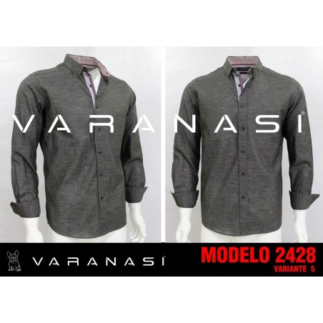 CAMISA CABALLERO MANGA LARGA VARANASI
