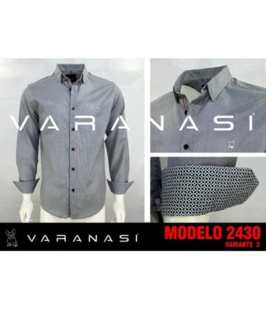 CAMISA CABALLERO MANGA LARGA VARANASI