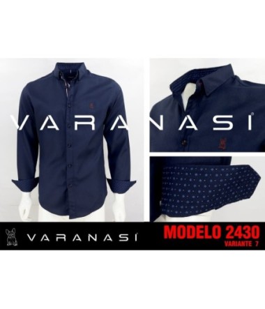 CAMISA CABALLERO MANGA LARGA VARANASI