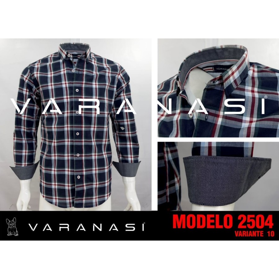 CAMISA CABALLERO MANGA LARGA VARANASI