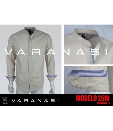 CAMISA CABALLERO MANGA LARGA VARANASI