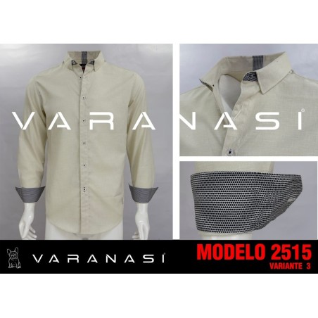 CAMISA CABALLERO MANGA LARGA VARANASI