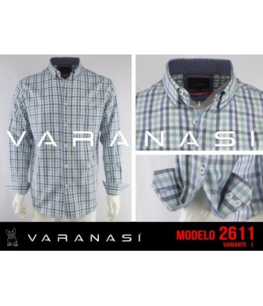 CAMISA CABALLERO MANGA LARGA VARANASI