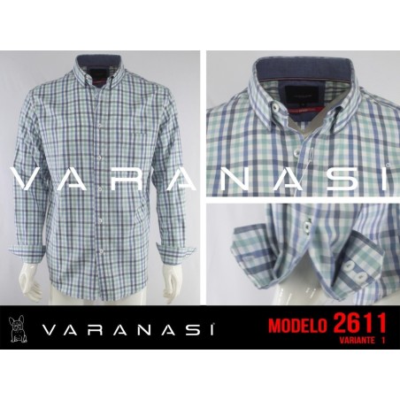CAMISA CABALLERO MANGA LARGA VARANASI