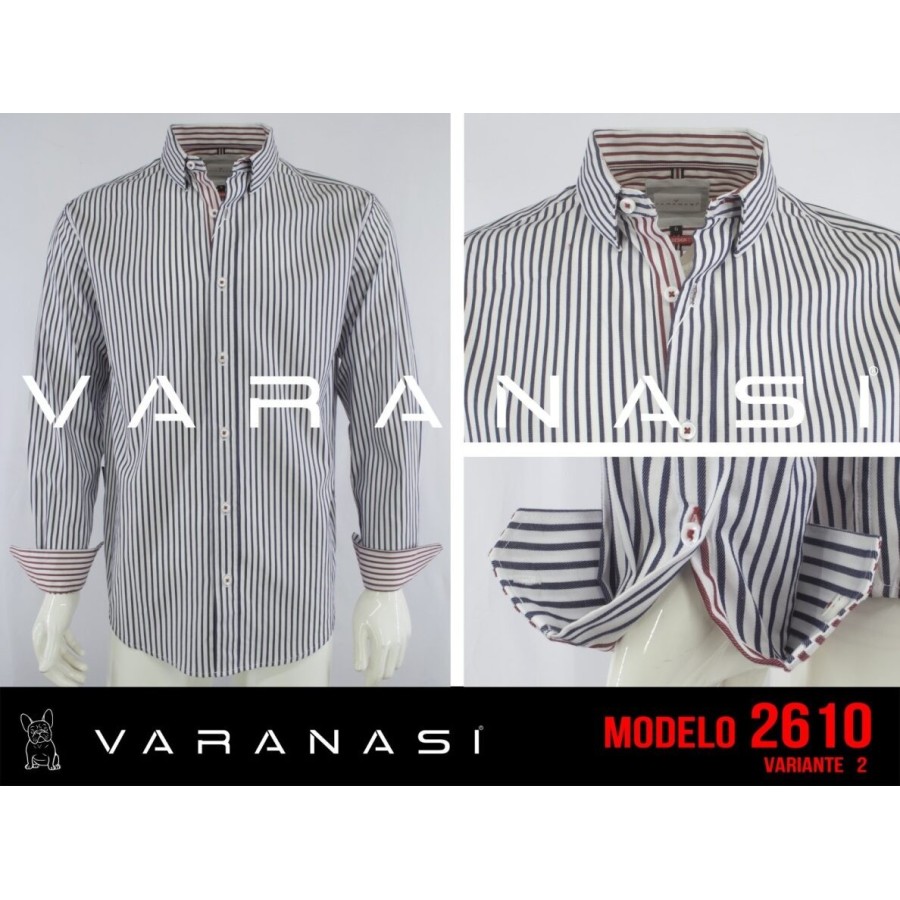 CAMISA CABALLERO MANGA LARGA VARANASI