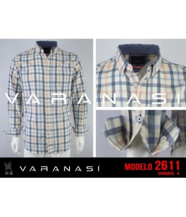 CAMISA CABALLERO MANGA LARGA VARANASI