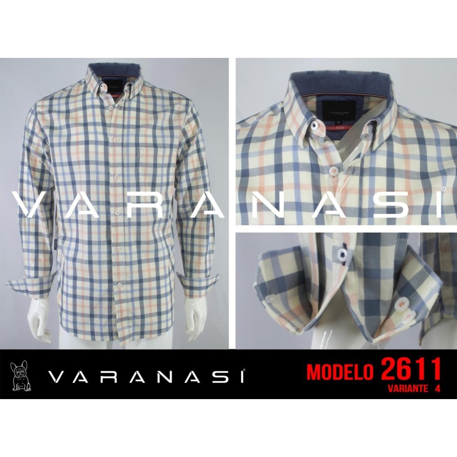 CAMISA CABALLERO MANGA LARGA VARANASI