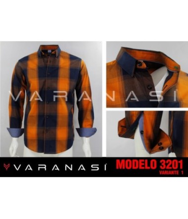 CAMISA CABALLERO MANGA LARGA VARANASI