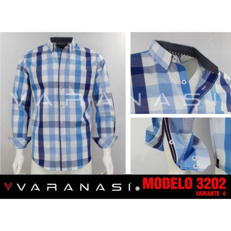 CAMISA CABALLERO MANGA LARGA VARANASI