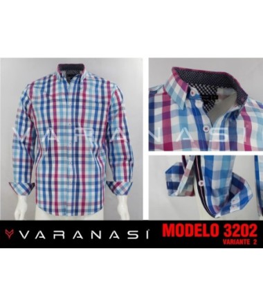 CAMISA CABALLERO MANGA LARGA VARANASI