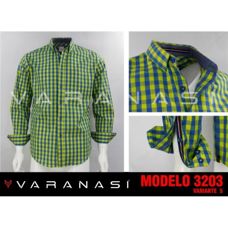 CAMISA CABALLERO MANGA LARGA VARANASI