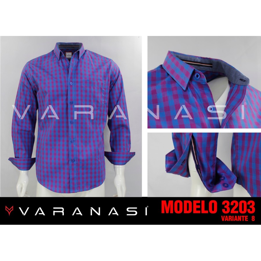 CAMISA CABALLERO MANGA LARGA VARANASI