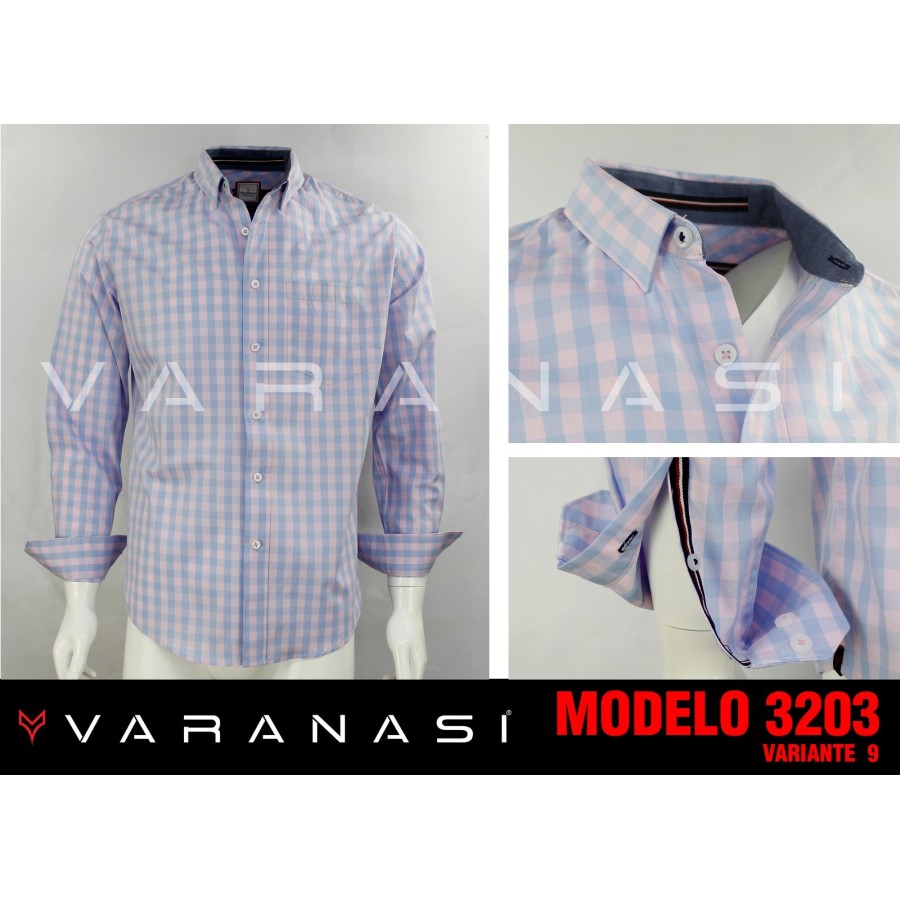 CAMISA CABALLERO MANGA LARGA VARANASI