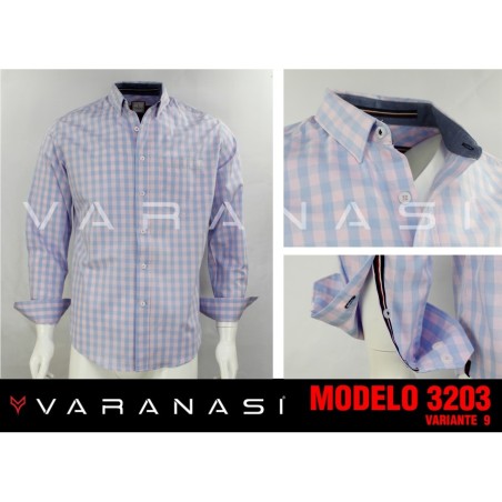 CAMISA CABALLERO MANGA LARGA VARANASI