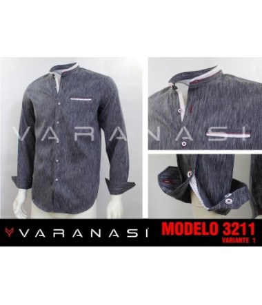 CAMISA CABALLERO MANGA LARGA VARANASI