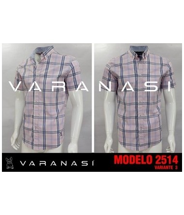 CAMISA CABALLERO MANGA CORTA VARANASI