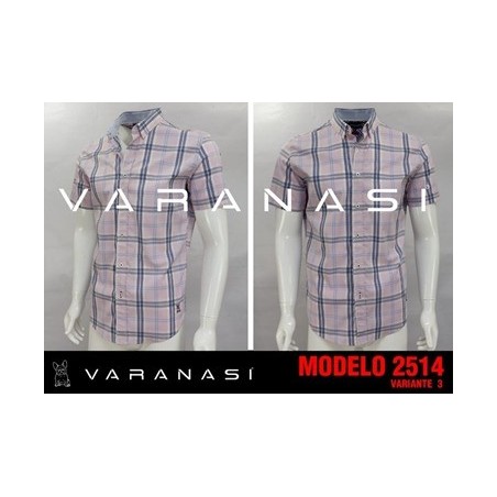 CAMISA CABALLERO MANGA CORTA VARANASI