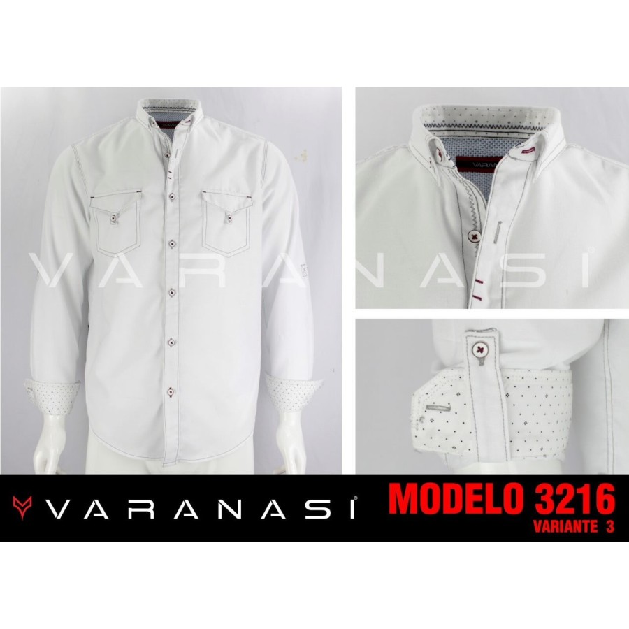 CAMISA CABALLERO MANGA LARGA VARANASI