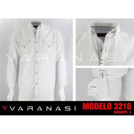 CAMISA CABALLERO MANGA LARGA VARANASI
