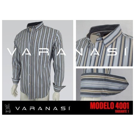 CAMISA CABALLERO MANGA LARGA VARANASI