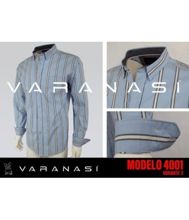 CAMISA CABALLERO MANGA LARGA VARANASI