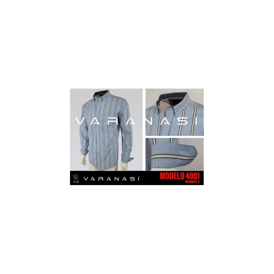 CAMISA CABALLERO MANGA LARGA VARANASI