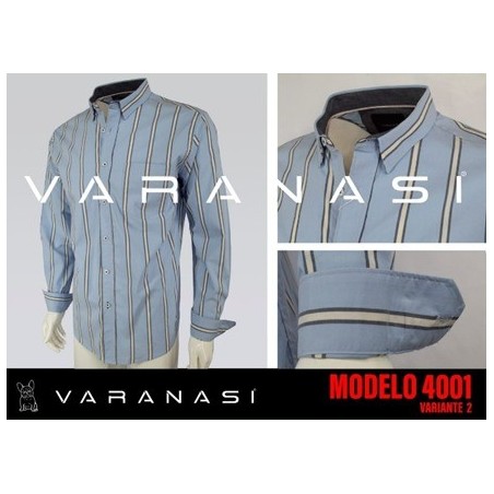 CAMISA CABALLERO MANGA LARGA VARANASI