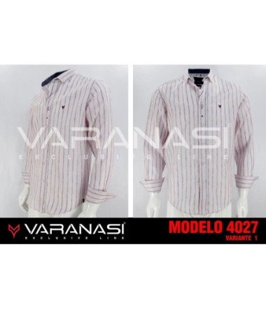 CAMISA CABALLERO MANGA LARGA VARANASI