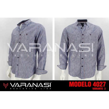 CAMISA CABALLERO MANGA LARGA VARANASI