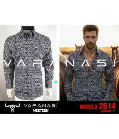 CAMISA CABALLERO MANGA LARGA VARANASI