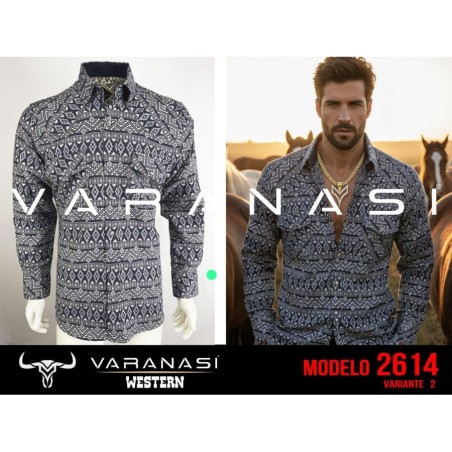 CAMISA CABALLERO MANGA LARGA VARANASI