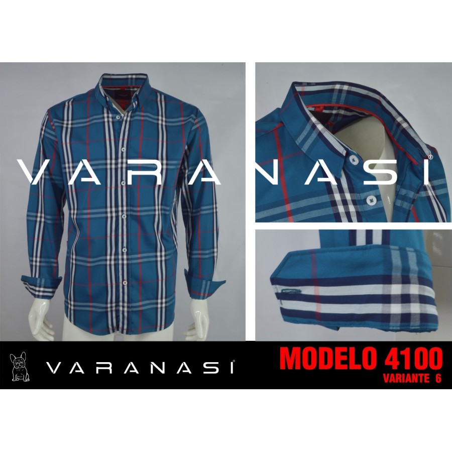 CAMISA CABALLERO MANGA LARGA VARANASI