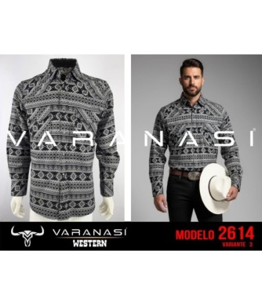 CAMISA CABALLERO MANGA LARGA VARANASI