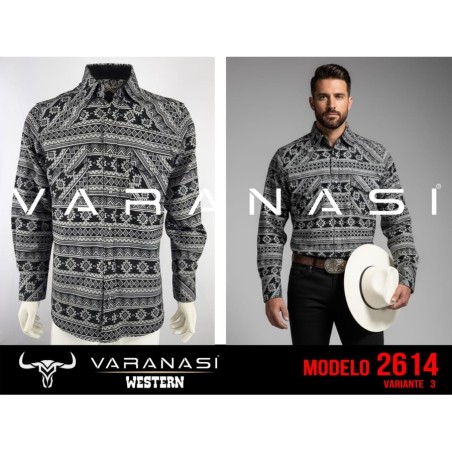 CAMISA CABALLERO MANGA LARGA VARANASI